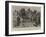 A Body of Police Returning to Berlin with their Prisoners after a Night Raid in the Suburbs-null-Framed Giclee Print