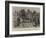 A Body of Police Returning to Berlin with their Prisoners after a Night Raid in the Suburbs-null-Framed Giclee Print