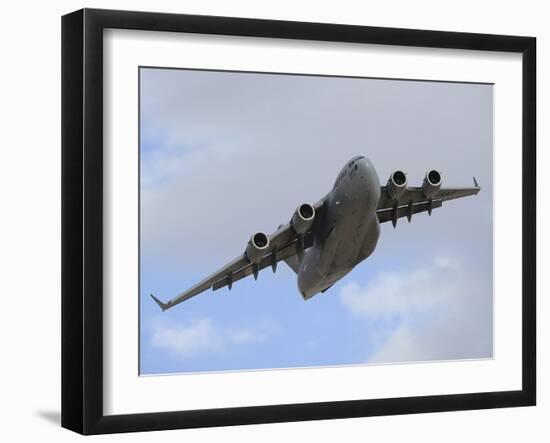 A Boeing C-17 Globemaster III Taking Off from Nellis Air Force Base-Stocktrek Images-Framed Photographic Print