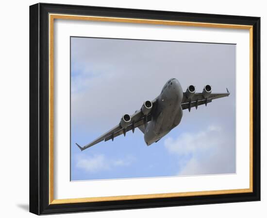 A Boeing C-17 Globemaster III Taking Off from Nellis Air Force Base-Stocktrek Images-Framed Photographic Print