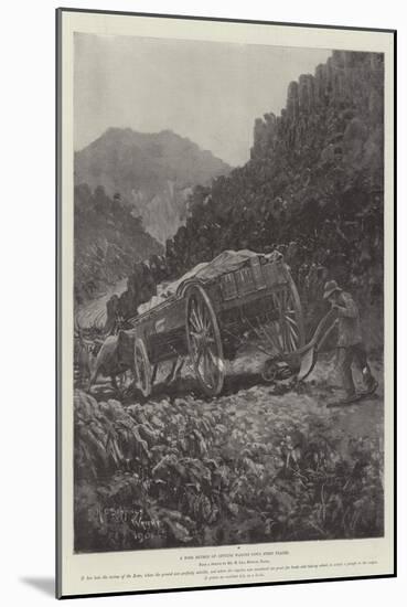 A Boer Method of Getting Wagons Down Steep Places-Henry Charles Seppings Wright-Mounted Giclee Print