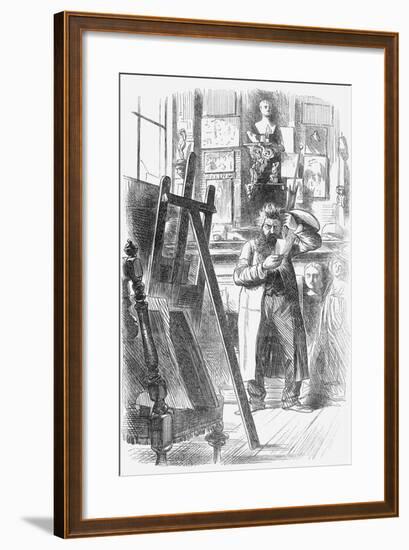 A Bohemian Artist in His Studio, 1859-null-Framed Giclee Print