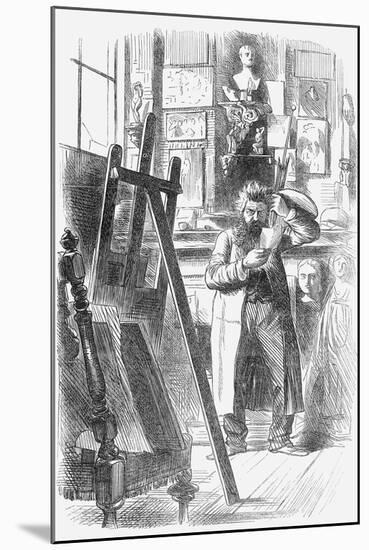 A Bohemian Artist in His Studio, 1859-null-Mounted Giclee Print