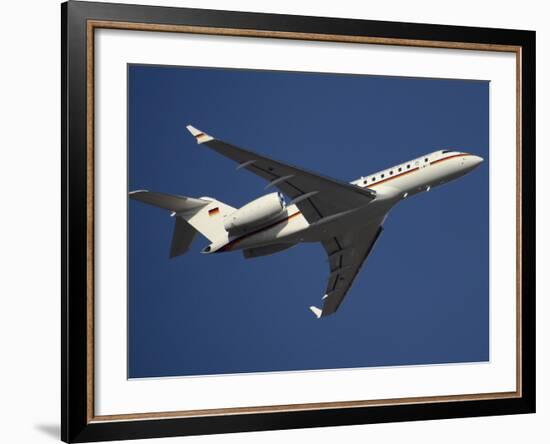 A Bombardier Global 5000 VIP Jet of the German Air Force-Stocktrek Images-Framed Photographic Print