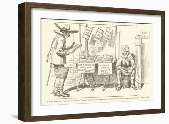 A Book Entitled Killing No Murder-null-Framed Giclee Print