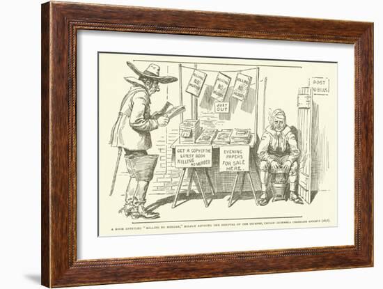 A Book Entitled Killing No Murder-null-Framed Giclee Print