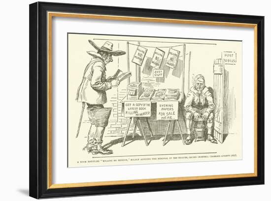 A Book Entitled Killing No Murder-null-Framed Giclee Print