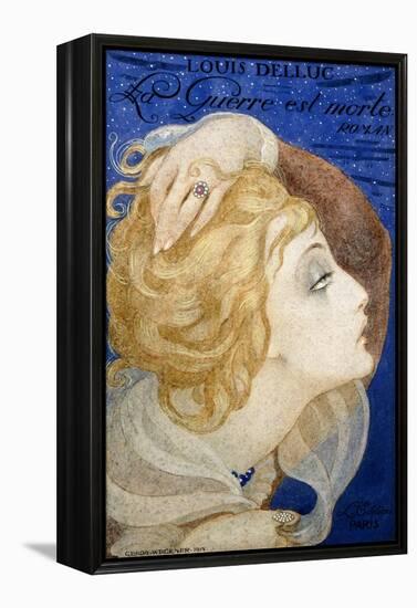 A Book-Jacket Design for 'La Guerre Est Morte', 1919-Gerda Marie Frederike Wegener-Framed Premier Image Canvas