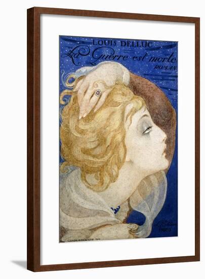 A Book-Jacket Design for 'La Guerre Est Morte', 1919-Gerda Marie Frederike Wegener-Framed Giclee Print