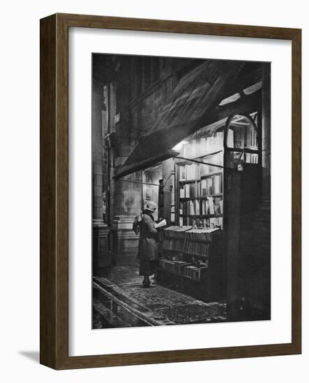 A Bookshop in Bloomsbury, London, 1926-1927-HW Fincham-Framed Giclee Print