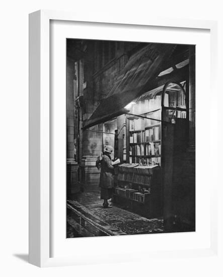 A Bookshop in Bloomsbury, London, 1926-1927-HW Fincham-Framed Giclee Print