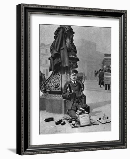 A Bootblack, London, 1926-1927-McLeish-Framed Giclee Print