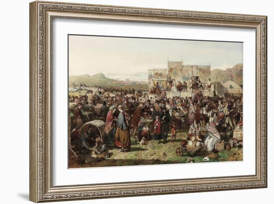 A Border Fair, C.1865-John Ritchie-Framed Giclee Print