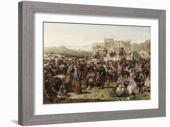 A Border Fair, C.1865-John Ritchie-Framed Giclee Print