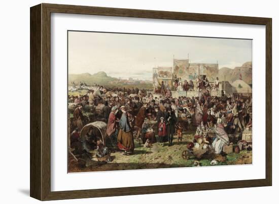 A Border Fair, C.1865-John Ritchie-Framed Giclee Print