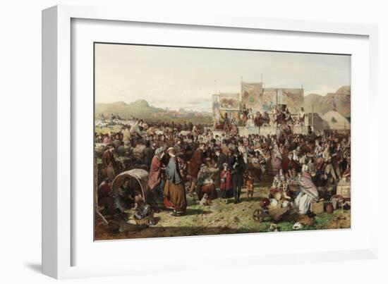 A Border Fair, C.1865-John Ritchie-Framed Giclee Print