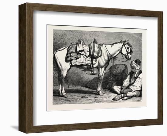 A Bosnian Peasant and His Horse, Bosnia-null-Framed Giclee Print