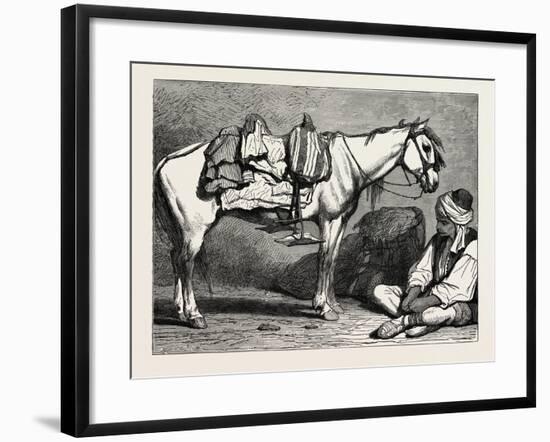 A Bosnian Peasant and His Horse, Bosnia-null-Framed Giclee Print