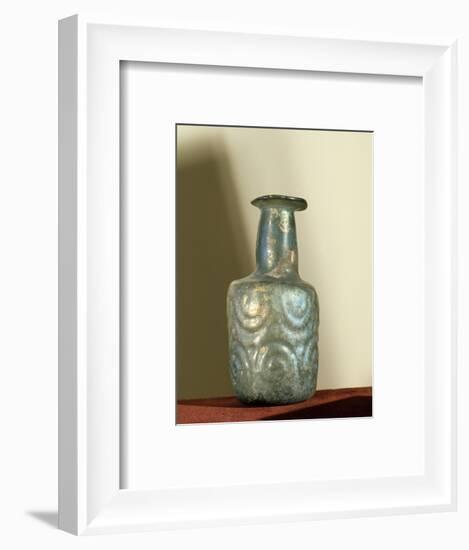 A bottle of irridescent glass-Werner Forman-Framed Giclee Print