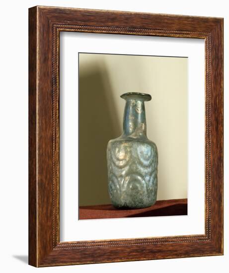 A bottle of irridescent glass-Werner Forman-Framed Giclee Print