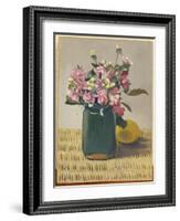 A Bouquet of Flowers and a Lemon, 1924-F?lix Vallotton-Framed Premium Giclee Print