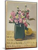 A Bouquet of Flowers and a Lemon, 1924-F?lix Vallotton-Mounted Giclee Print