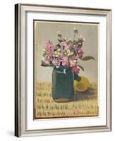 A Bouquet of Flowers and a Lemon, 1924-F?lix Vallotton-Framed Giclee Print