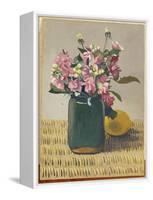 A Bouquet of Flowers and a Lemon, 1924-F?lix Vallotton-Framed Premier Image Canvas
