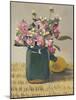 A Bouquet OF Flowers and a Lemon, 1924-Félix Vallotton-Mounted Giclee Print
