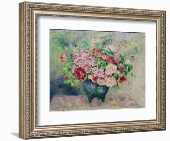 A Bouquet of Flowers-Pierre-Auguste Renoir-Framed Giclee Print