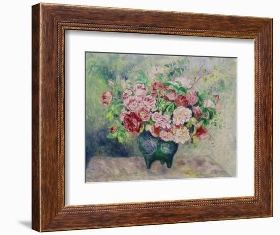 A Bouquet of Flowers-Pierre-Auguste Renoir-Framed Giclee Print