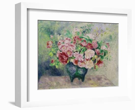 A Bouquet of Flowers-Pierre-Auguste Renoir-Framed Giclee Print