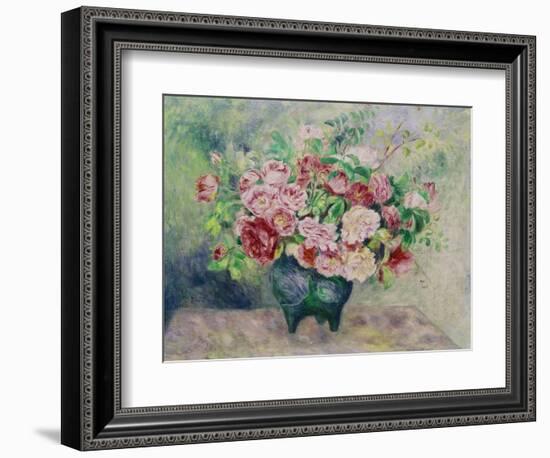 A Bouquet of Flowers-Pierre-Auguste Renoir-Framed Giclee Print