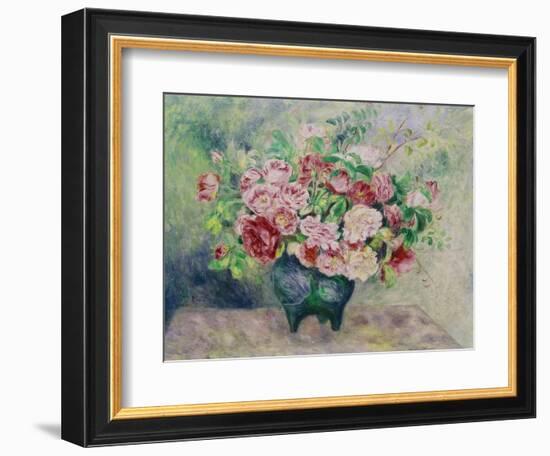 A Bouquet of Flowers-Pierre-Auguste Renoir-Framed Giclee Print