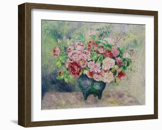 A Bouquet of Flowers-Pierre-Auguste Renoir-Framed Giclee Print