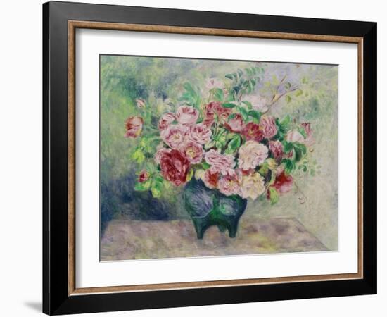 A Bouquet of Flowers-Pierre-Auguste Renoir-Framed Giclee Print