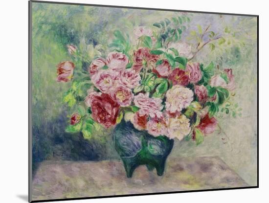 A Bouquet of Flowers-Pierre-Auguste Renoir-Mounted Giclee Print