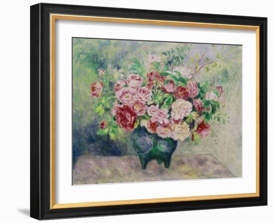 A Bouquet of Flowers-Pierre-Auguste Renoir-Framed Giclee Print