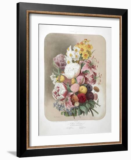 A Bouquet Of Flowers-Elisa Champin-Framed Giclee Print