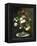 A Bouquet of Roses in a Glass Vase by Wild Flowers on a Marble Table-Otto Didrik Ottesen-Framed Premier Image Canvas