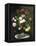 A Bouquet of Roses in a Glass Vase by Wild Flowers on a Marble Table-Otto Didrik Ottesen-Framed Premier Image Canvas