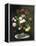 A Bouquet of Roses in a Glass Vase by Wild Flowers on a Marble Table-Otto Didrik Ottesen-Framed Premier Image Canvas