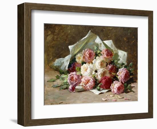 A Bouquet of Roses-Abbott Fuller Graves-Framed Giclee Print