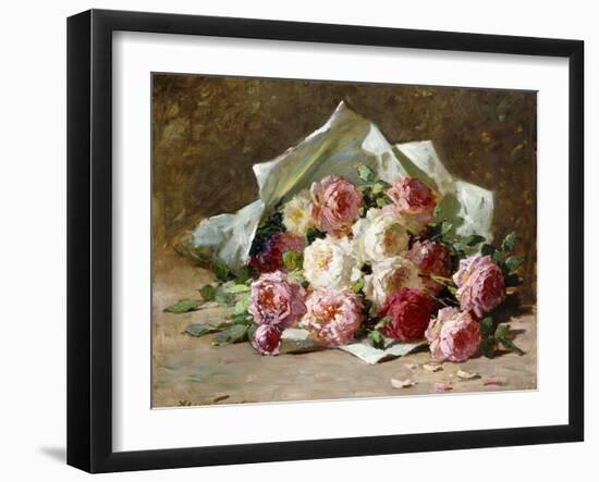 A Bouquet of Roses-Abbott Fuller Graves-Framed Giclee Print