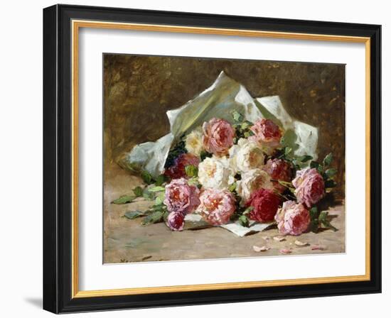 A Bouquet of Roses-Abbott Fuller Graves-Framed Giclee Print