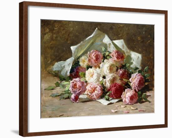 A Bouquet of Roses-Abbott Fuller Graves-Framed Giclee Print