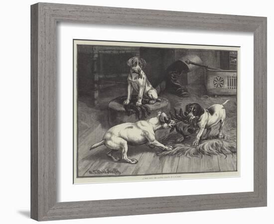 A Bout with the Gloves-S.t. Dadd-Framed Giclee Print