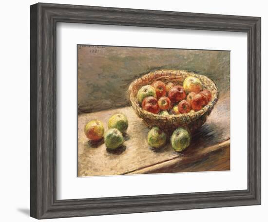 A Bowl of Apples, 1880-Edgar Degas-Framed Giclee Print