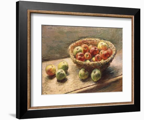 A Bowl of Apples, 1880-Edgar Degas-Framed Giclee Print