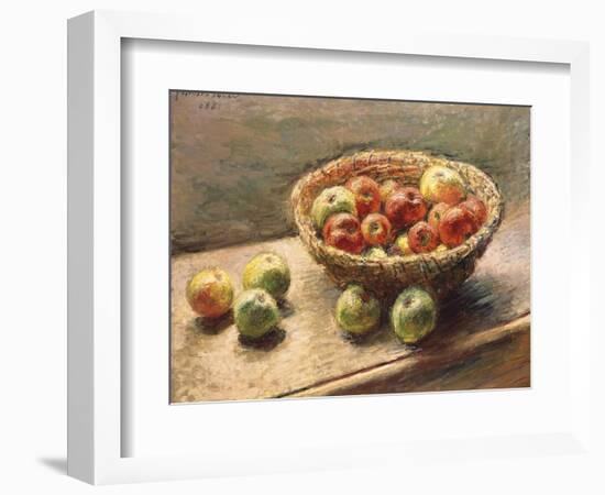 A Bowl of Apples, 1880-Edgar Degas-Framed Giclee Print